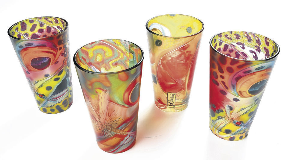 East Rosebud Fly Pilsner Glasses
